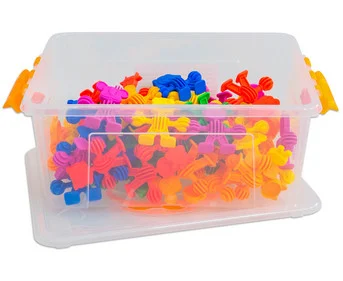 Betzold Colorful Stacking Animals, 72 pieces