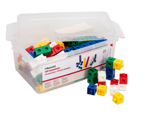 Betzold Cube-Control, 200 cubes in a stacking box