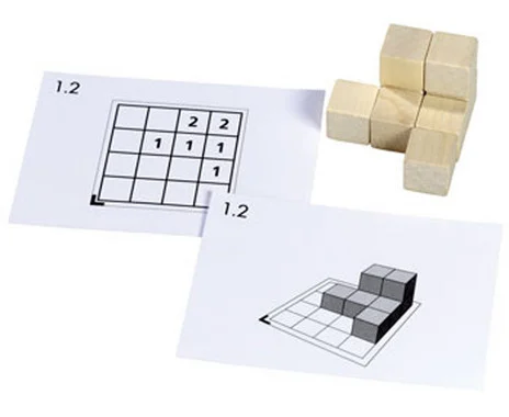 Betzold Cubo card sets 1 to 5 (without wooden cubes)