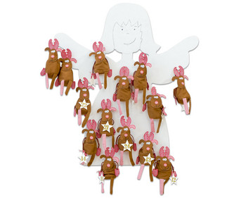 Betzold Elk Bag Advent Calendar Set, 24 pieces