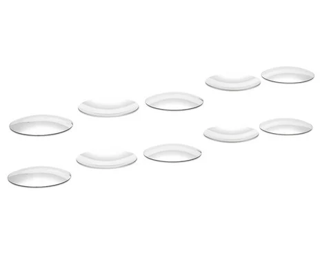 Betzold Experimental Mirrors, Convex-Concave, Set of 10 216g