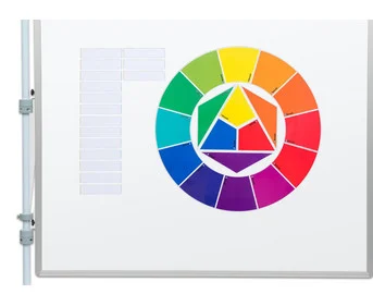 Betzold color wheel according to Itten, magnetic whiteboard material