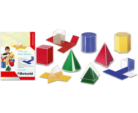 Betzold geometry set solids and nets with copy templates