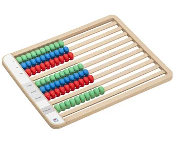 Betzold Large Montessori Abacus, Number Range up to 1 Million