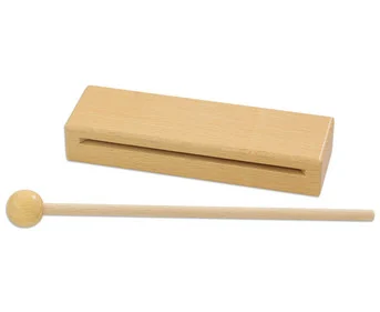 Betzold wooden block drum with mallet