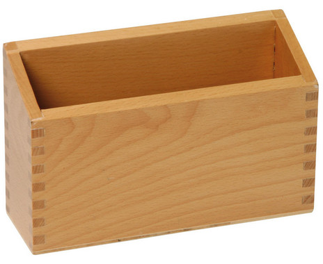 Betzold wooden box for 10 tactile and sensory plates