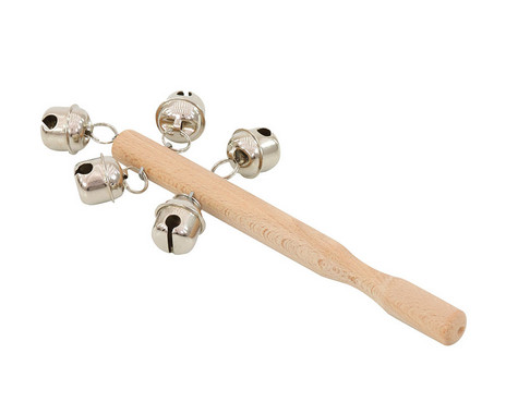Betzold wooden staff with 5 bells