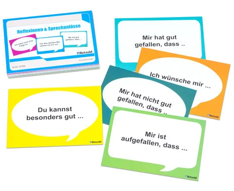 Betzold cards for reflection and discussion opportunities