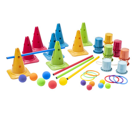 Betzold Colorful Movement Box, 43 pieces