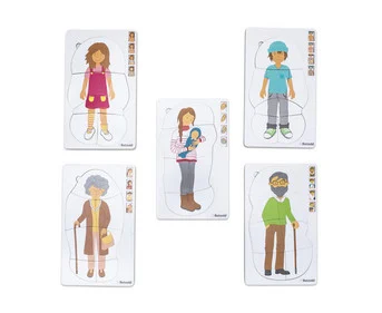 Betzold layered puzzles, set of 5