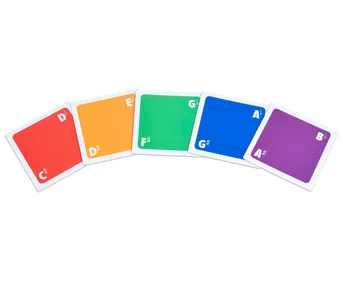 Betzold Rhythm and Time Signature Cards, Chromatic Supplement