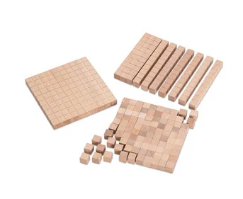 Betzold Giant Base Ten Set made of beech