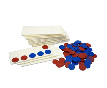 Betzold set of 20 ten-plates including 200 reversible counters