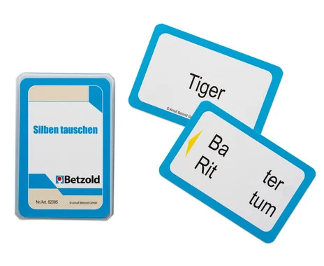Betzold Syllable Exchange – Cards for the Magic Cylinder