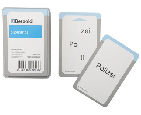 Betzold Syllable Trios - Cards for the Magic Cylinder