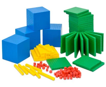 Betzold System Blocks Base Ten Set, 184 pieces