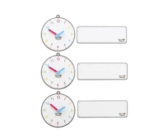 Betzold daily transparency clocks, 3 pieces