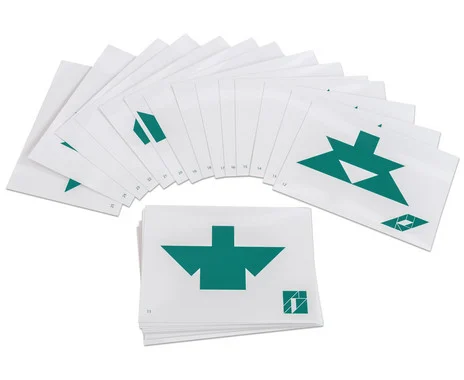 Betzold template cards for Tangram - 25 cards