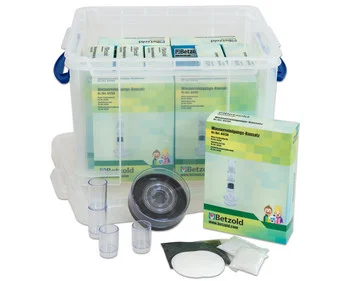Betzold water filter set in transport box