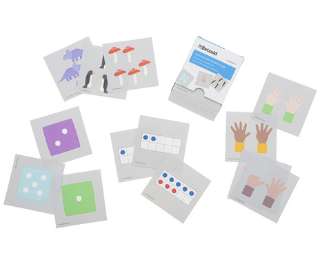 Betzold Number Cards for Pocket Cube