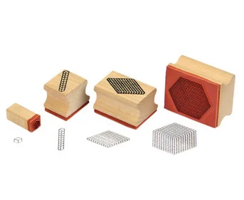 Betzold base-ten stamps, set of 4