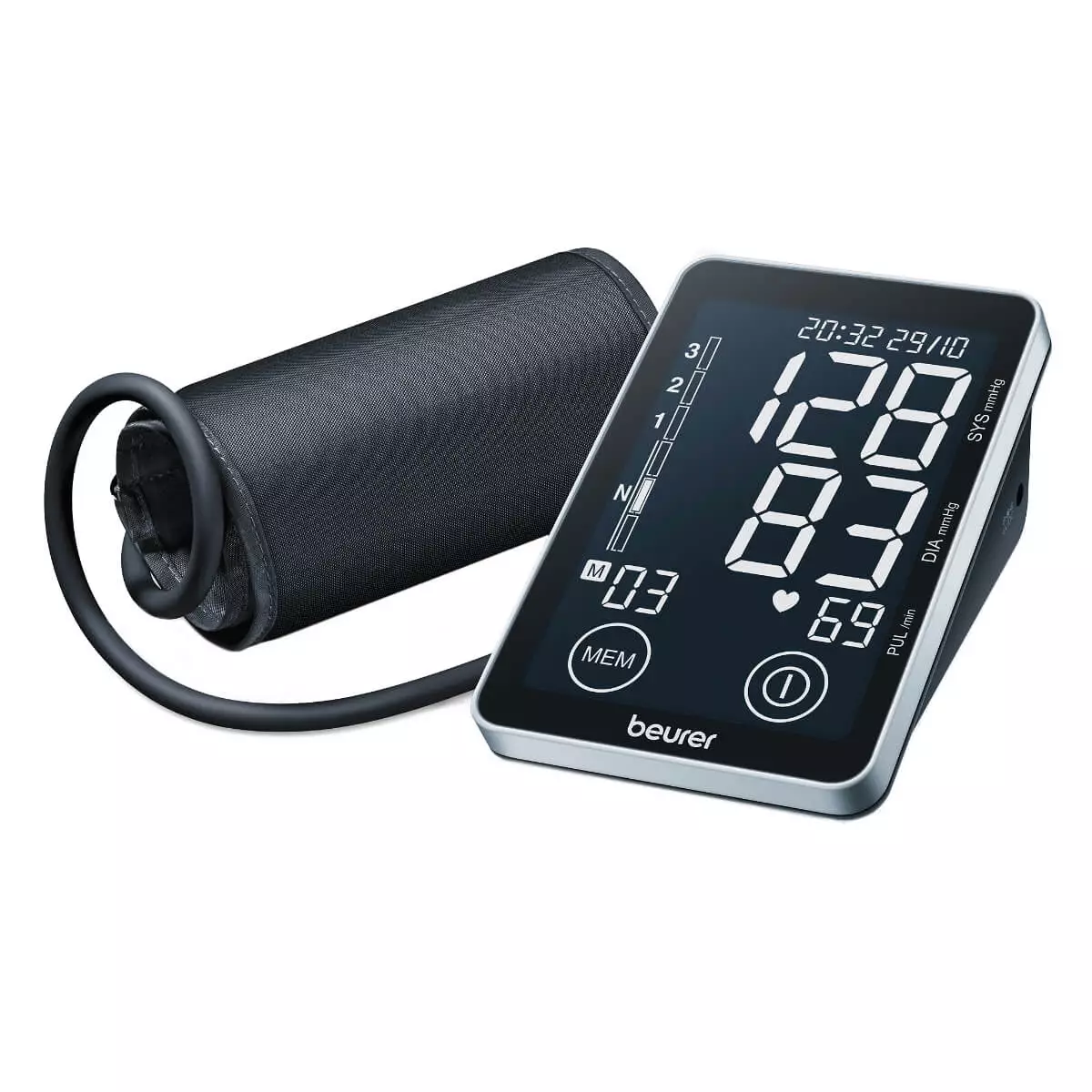 Beurer Upper arm blood pressure monitor BM 58, L 100 x W 150 x H 58 mm without batteries