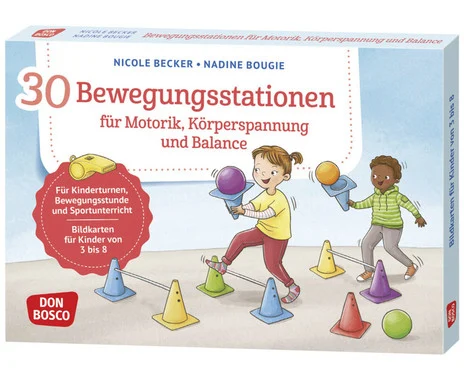 Movement stations – 30 picture cards for balance and motor skills
