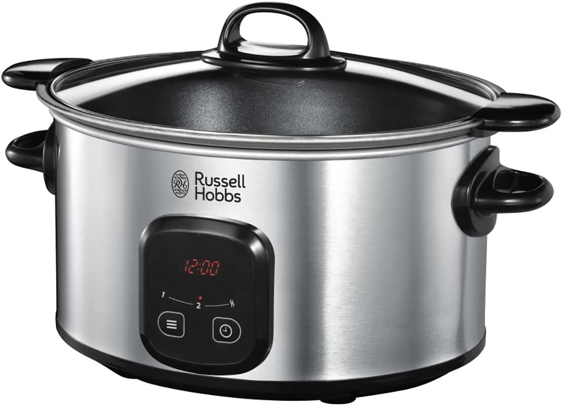 Russell Hobbs Slow Cooker, Stainless steel/black