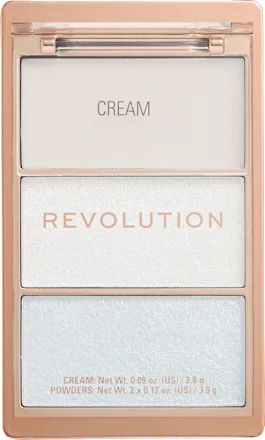 Revolution Highlighter Icon Palette White Wishes, 6.3 g, Highlighter Icon Palette White Wishes