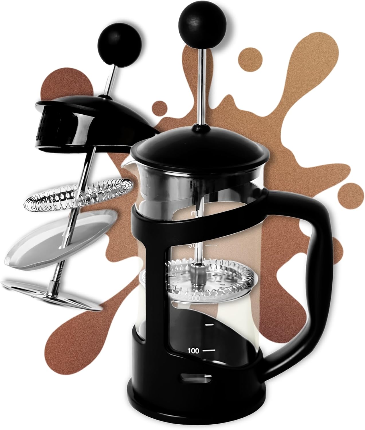 Nozzy French Press 350ml Small Coffee Maker