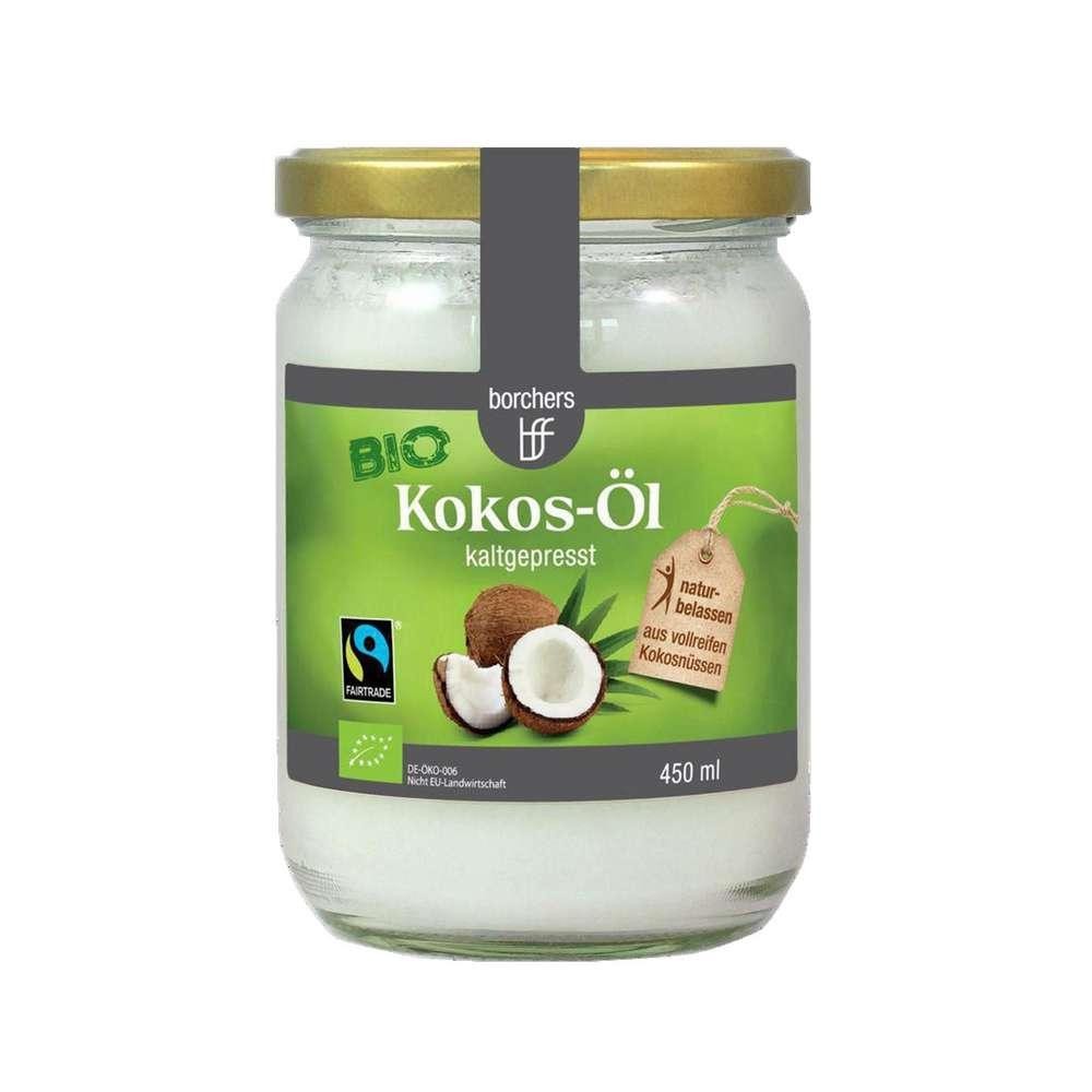 borchers BFF organic coconut oil, cold-pressed, fair trade