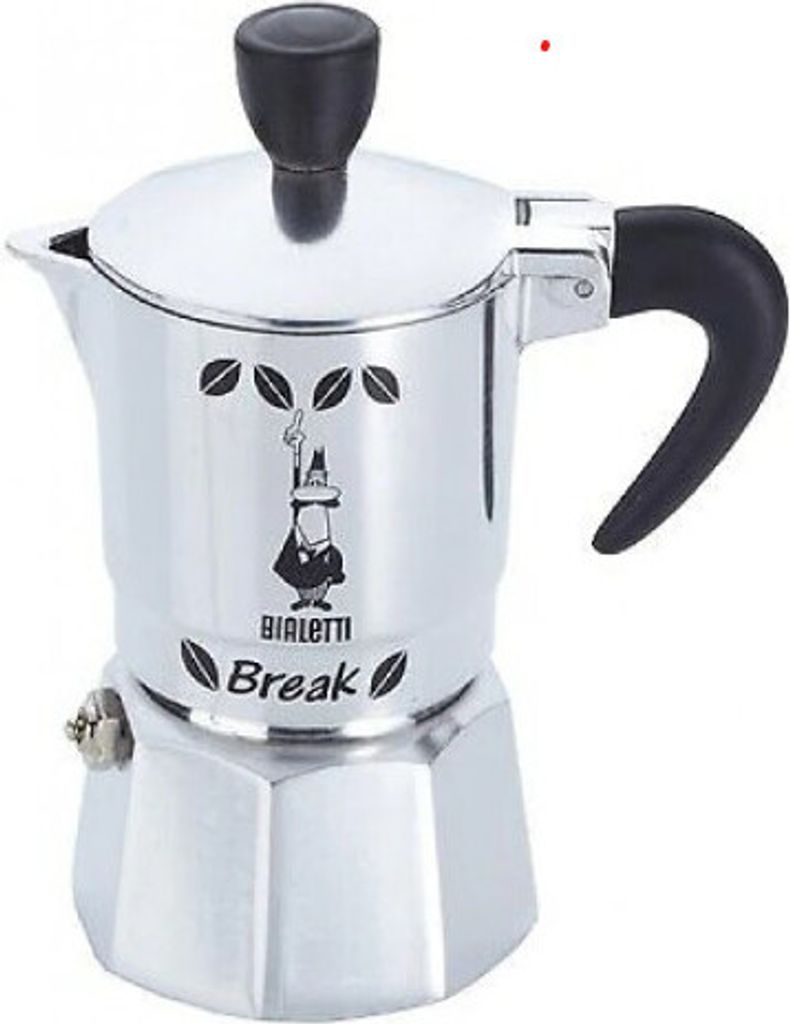Bialetti Break, Moka Pot, Aluminum, 3 Cups, Break, 1 Piece(s)
