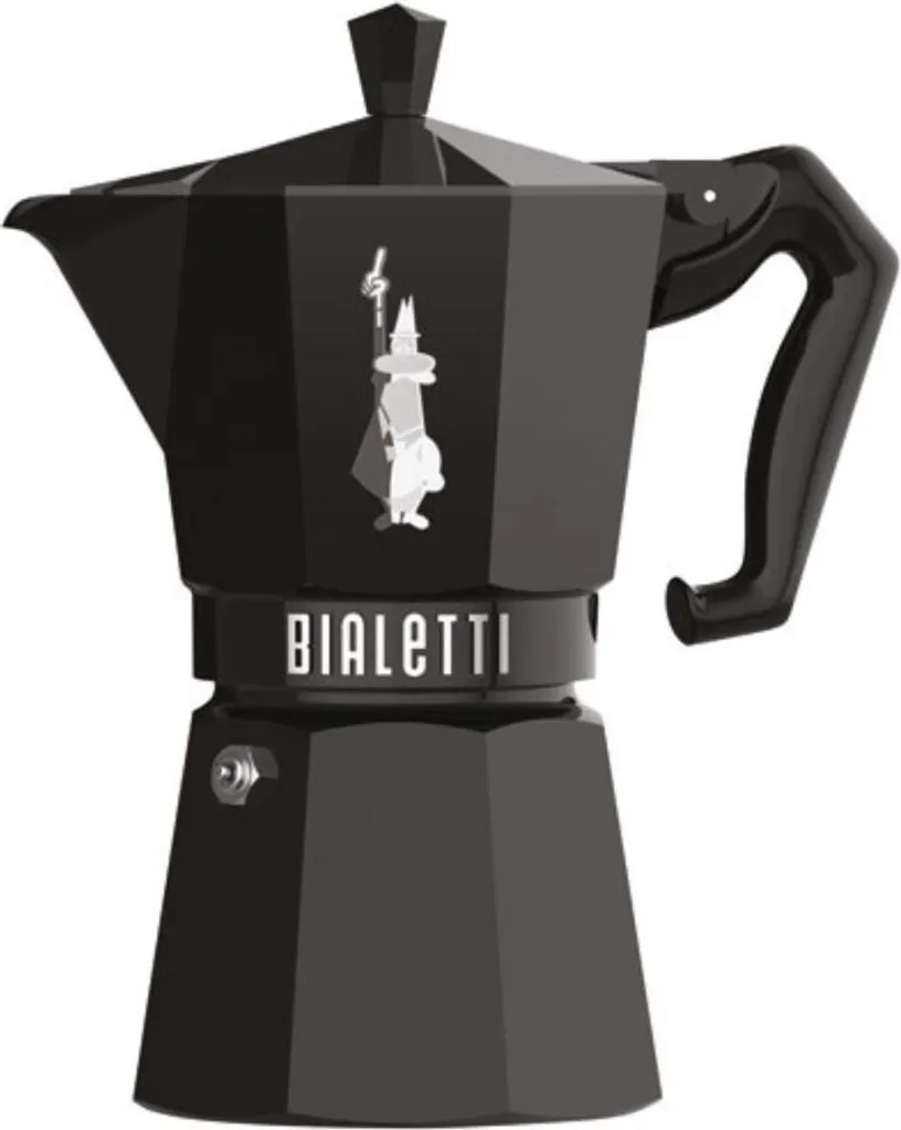 BIALETTI Moka Exclusive 6 black cups