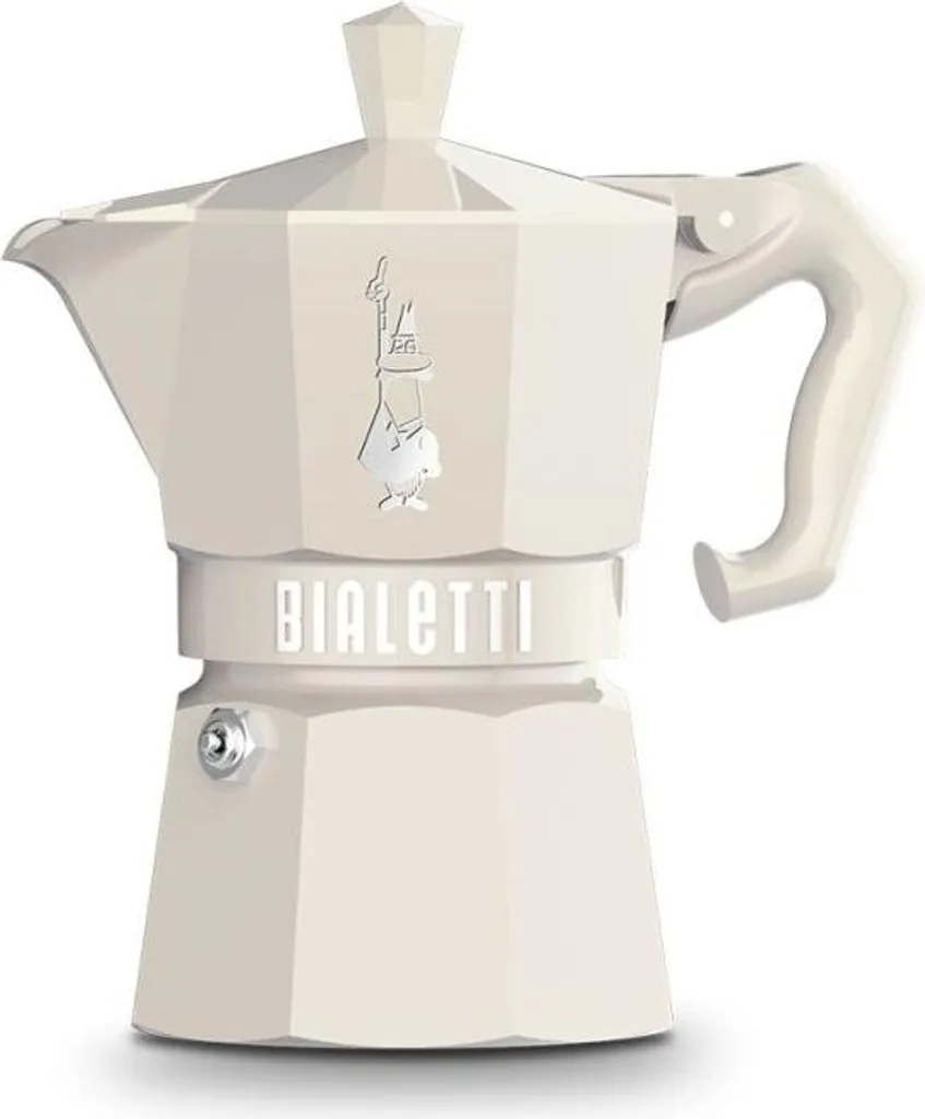 Bialetti Moka Exclusive Italian Coffee Maker 3 Cups Aluminum Crema Mango Thermoplastic