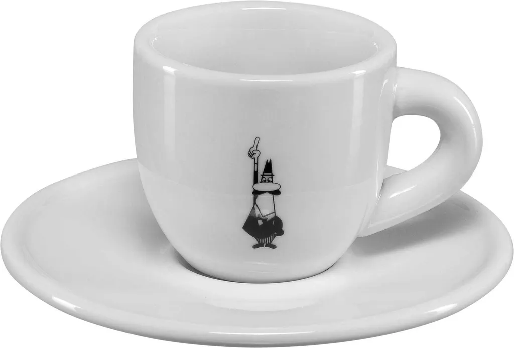Bialetti Omino mocha cup and saucer