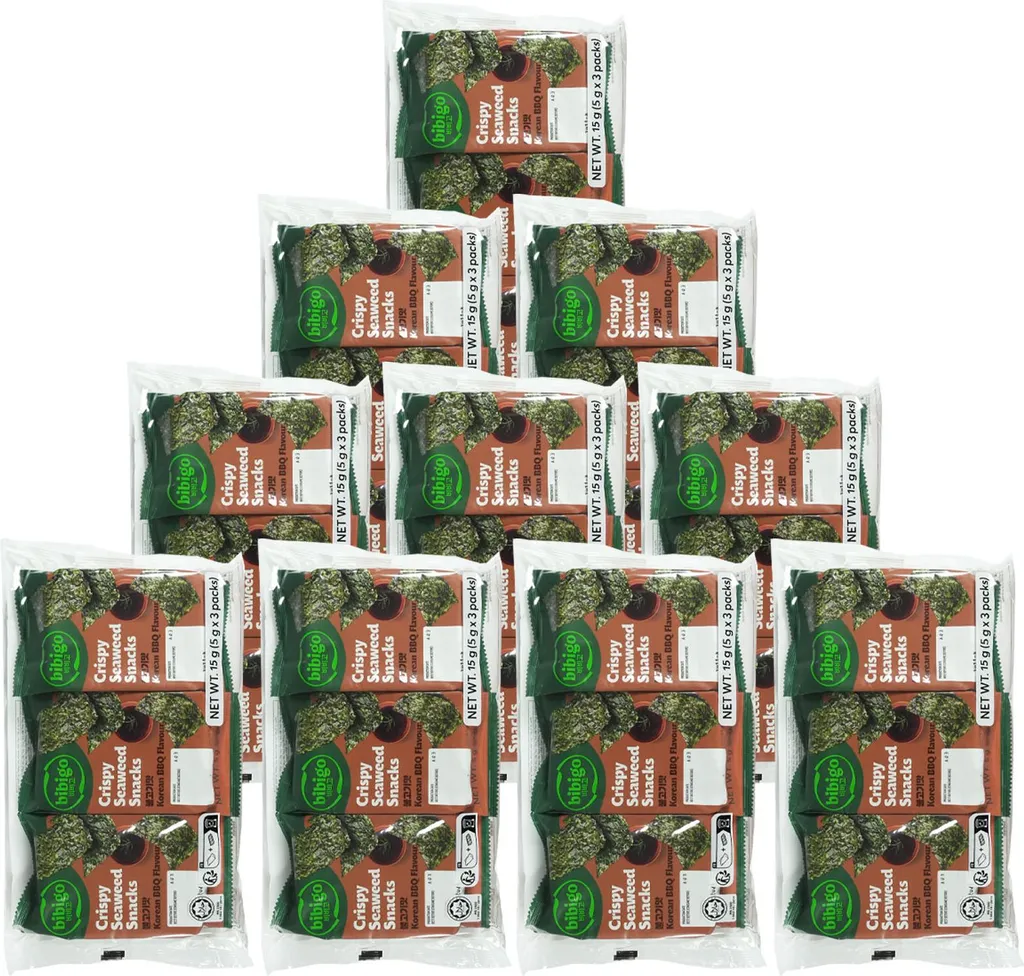 CJ Bibigo Crispy Seaweed BBQ 10x15g