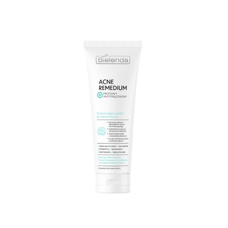 Bielenda Acne Remedial Cleansing Facial Wash Paste 130 g