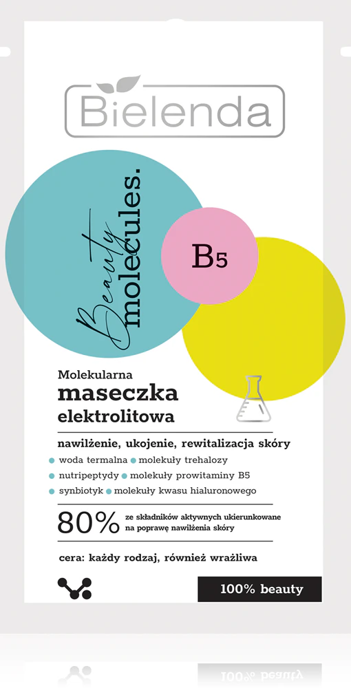 Bielenda Beauty Molecules moisturizing facial mask with a calming effect