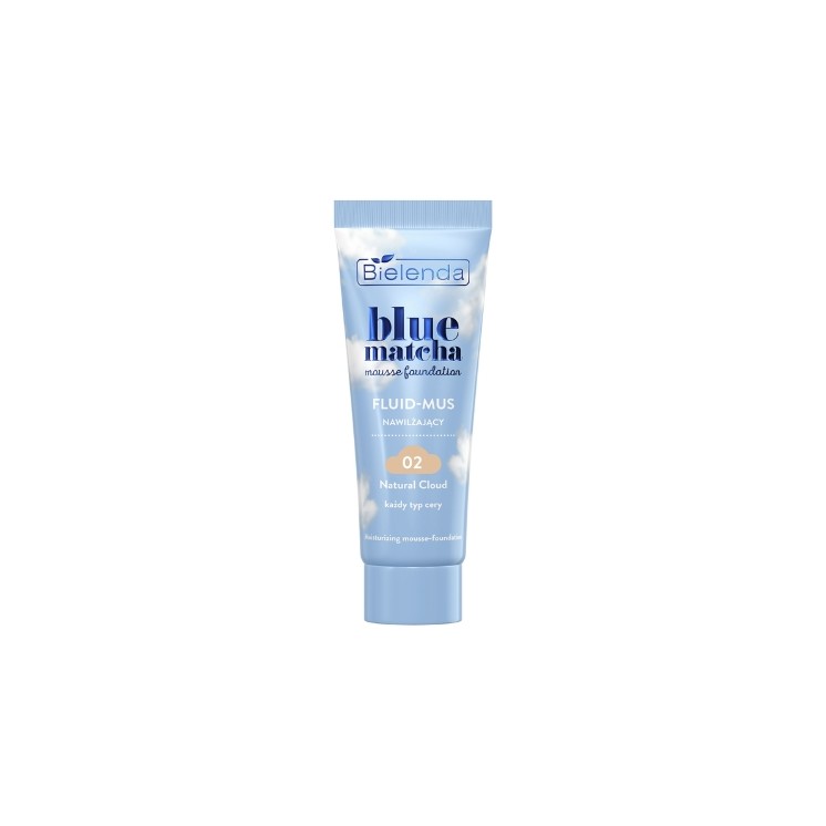Bielenda Blue Matcha Moisturizing Fluid - Mousse /02/ Natural Cloud 30 g