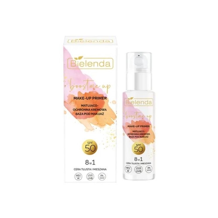 Bielenda Boost Me Up Mattifying and Protective Creamy Makeup Base SPF50 30 ml(31-03-2026)
