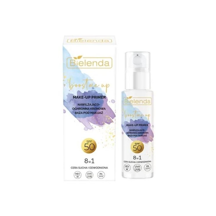 Bielenda Boost Me Up moisturizing and protective creamy makeup base SPF50 30 ml