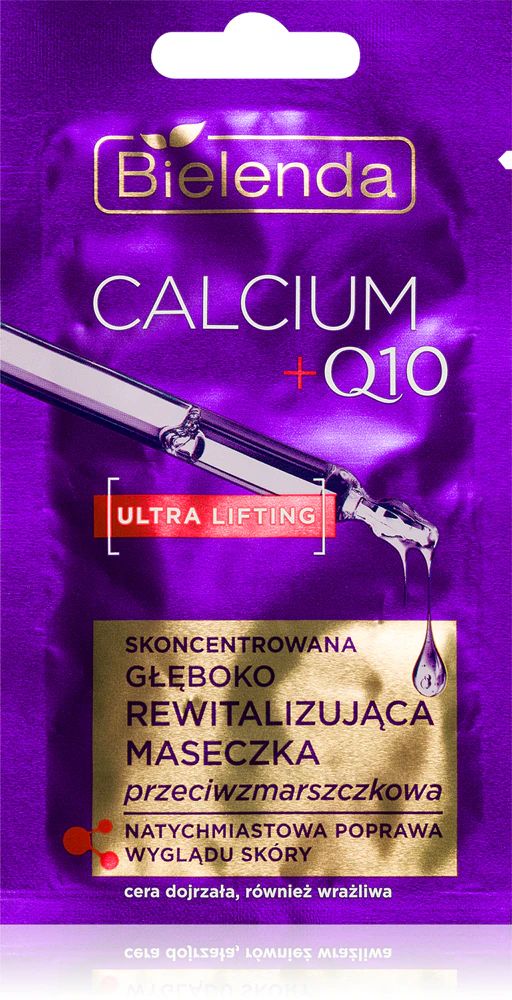 Bielenda Calcium + Q10 Concentrated deeply revitalizing anti-wrinkle mask Anti-aging mask for the face