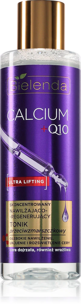 Bielenda Calcium + Q10 Concentrated moisturizing and regenerating anti-wrinkle tonic Moisturizing tonic against wrinkles