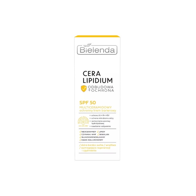 Bielenda Cera Lipidium Multiceramide Nourishing Barrier Face Cream SPF50 50 ml