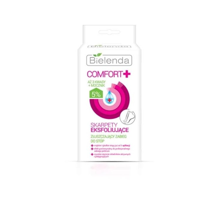 Bielenda Comfort Exfoliating Socks Exfoliating Foot Treatment 2 pieces