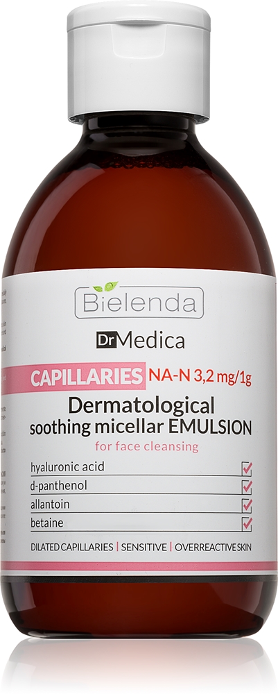 Bielenda Dr Medica Capillaries micellar milk neutralizes redness