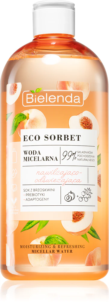 Bielenda Eco Sorbet Peach moisturizing micellar water