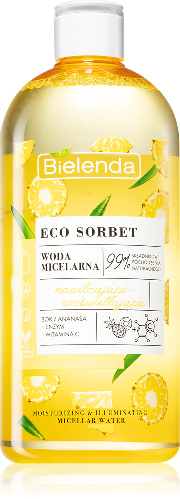 Bielenda Eco Sorbet Pineapple moisturizing micellar water