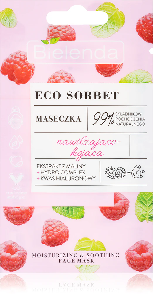 Bielenda Eco Sorbet Raspberry Soothing Mask