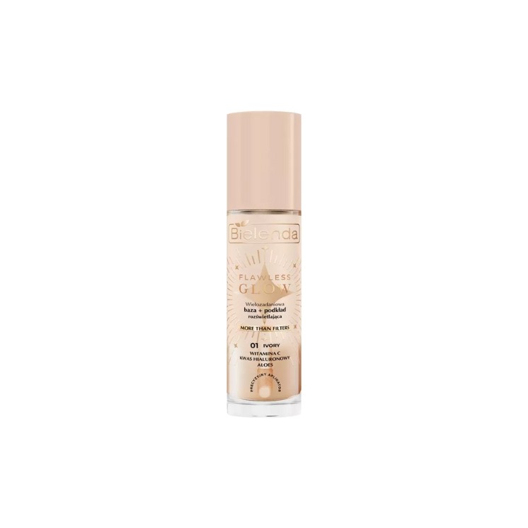 Bielenda FLAWLESS GLOW multi-purpose illuminating base + foundation /01/ Ivory 30 ml